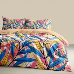 Tropical Plants Pattern Duvet Cover Set Set Soft 3-Piece Luxury Cotton Bedding Set Home Decor Gift Twin Full King Queen Size Duvet Cover