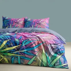 Tropical Plants Pattern Duvet Cover Set Set Soft 3-Piece Luxury Cotton Bedding Set Home Decor Gift Twin Full King Queen Size Duvet Cover