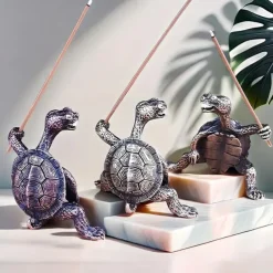 Turtle Incense Holder, Mini Incense Stick Ornament Small Incense Burner Holder, Home Decor
