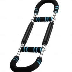 Twister Arm Exerciser, Adjustable Spring Workout Bar, Forearm Triceps Chest Enhanced Exercise Strengthener,Portable Home Fitness Equipment