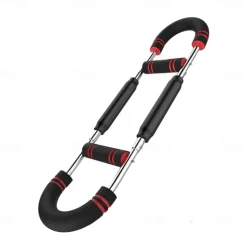 Twister Arm Exerciser, Adjustable Spring Workout Bar, Forearm Triceps Chest Enhanced Exercise Strengthener,Portable Home Fitness Equipment