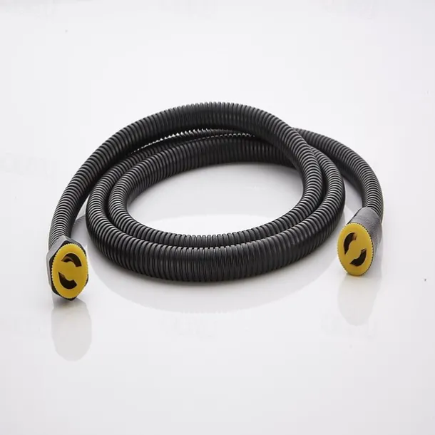 Two Handles Shower Systerm Set, Black Brass Faucet Three Holes Adjustable Electroplated Rainfall High Pressure Shower Mixer Taps with Rain Shower and Hand Shower