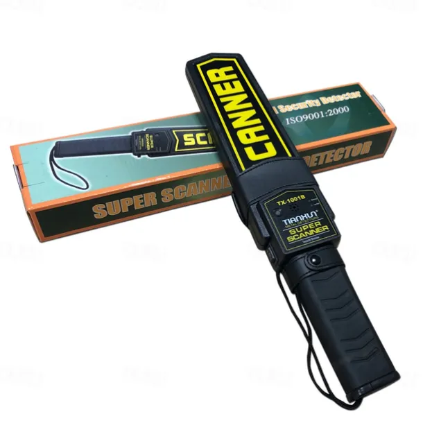 TX-1001B Handheld Metal Detector - Security Scanner for Stations, Schools, Exams & Venues