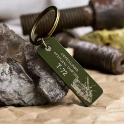 Ukrainian Brutal Military Keychain, Brutal Keychain for Men Military Gifts for Metal Keychain Memory Military Gifts Unique Ukrainian Key Ring Anniversary Gift