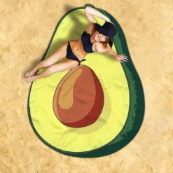 Ultra Fine Fiber Shaped Beach Towel Gigantic Pink Donut Beach Blanket– Fun Beach Blanket Perfect for The Beach, Pool, Lake and More