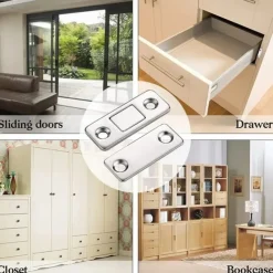 Ultra-thin Invisible Cabinet Door Magnets