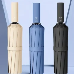 Umbrella for the Sun Automatic Folding Large High-quality Umbrella Rainproof And Windproof Strong Umbrella Family Entertainment Outdoor Rainproof And Sunscreen Dual-use Parasol