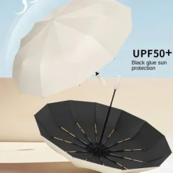 Umbrella for the Sun Automatic Folding Large High-quality Umbrella Rainproof And Windproof Strong Umbrella Family Entertainment Outdoor Rainproof And Sunscreen Dual-use Parasol