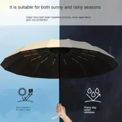 Umbrella for the Sun Automatic Folding Large High-quality Umbrella Rainproof And Windproof Strong Umbrella Family Entertainment Outdoor Rainproof And Sunscreen Dual-use Parasol