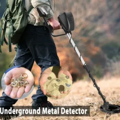 Underground Metal Detector, GTX4030 Underground Metal Detector Handheld Metal Detector Portable Detachable Easy Install Metal Detector High Sensitivity Underground Metal Detector