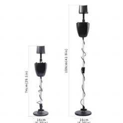 Underground Metal Detector, GTX4030 Underground Metal Detector Handheld Metal Detector Portable Detachable Easy Install Metal Detector High Sensitivity Underground Metal Detector