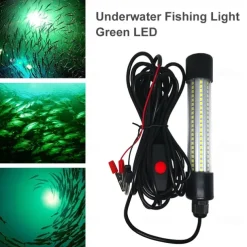 Underwater Fishing Light Submersible Fish Finder Lamp COB LED Innovative Compact Design with 5M Cable 1Pc
