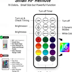 Underwater Submersible LED Pool Pond Lights 1/2/4 Packs with Remote RF Waterproof with Magnets Suction Cups Color Changing Fountain Lights Battery Operated