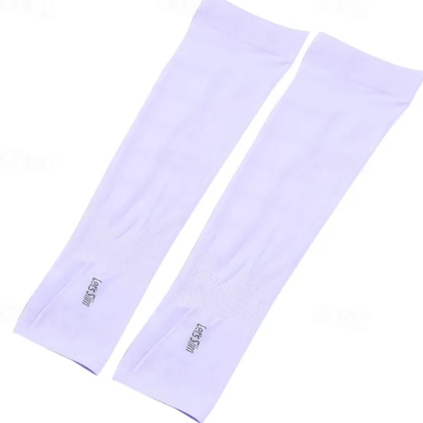 Unisex Compression Cooling UV Protection Sun Sleeves Long Arm Cover Anti-Slip Warmers for Outdoor Sports Sunblock Cover Summer Garden Arm Sleeves