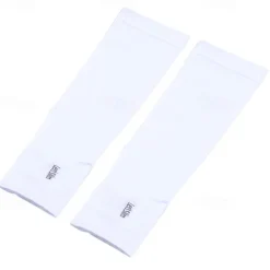 Unisex Compression Cooling UV Protection Sun Sleeves Long Arm Cover Anti-Slip Warmers for Outdoor Sports Sunblock Cover Summer Garden Arm Sleeves