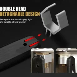 Universal Adjustable Double-ended Wrench Multifunctional Bathroom Plumbing Installation Tool Household Water Pipe Faucet Maintenance And Disassembly Tool