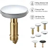 Universal Bathroom Sink Stopper, Basin Pop Up Drain Filter, Bathtub Converter Sink Drain Strainer Plug No Overflow