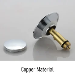 Universal Bathroom Sink Stopper, Basin Pop Up Drain Filter, Bathtub Converter Sink Drain Strainer Plug No Overflow