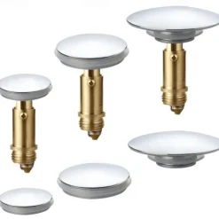 Universal Bathroom Sink Stopper, Basin Pop Up Drain Filter, Bathtub Converter Sink Drain Strainer Plug No Overflow