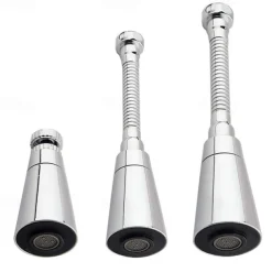 Universal Kitchen Water Faucet Adjustable Pressure 360 Degree Rotating Water Tap Head Water Saving Shower Faucet Nozzle Adapter