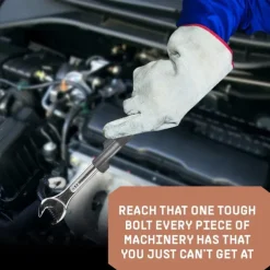 Universal Wrench Extender Tool Bar - Torque Adaptor Extension for Hard to Reach Areas, Ideal for Mechanics, Handyman, DIY