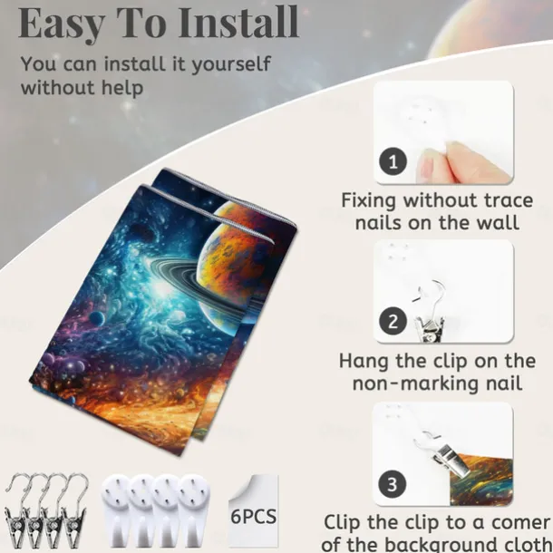 Universe Planet Landscape Hanging Tapestry Wall Art Large Tapestry Mural Decor Photograph Backdrop Blanket Curtain Home Bedroom Living Room Decoration