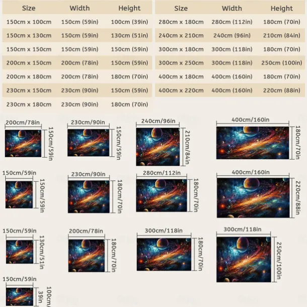 Universe Planet Landscape Hanging Tapestry Wall Art Large Tapestry Mural Decor Photograph Backdrop Blanket Curtain Home Bedroom Living Room Decoration