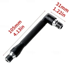 Upgrade Your Toolbox with this Portable L-Shape Socket Wrench Extension Handle Screwdriver