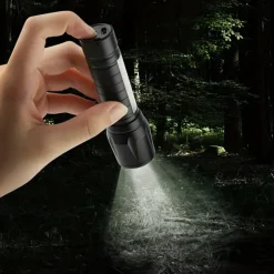 USB Rechargeable Flashlight Zoomable High Power LED Flashlights Outdoor Waterproof Camping Night Fishing Tactical Flashlight Survival Tools