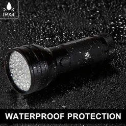 UV LED Flashlights Outdoor 51 LEDs 395nm Ultra Violet Torch Light Lamp Blacklight Detector for Dog Urine Pet Stains and Bed Bug