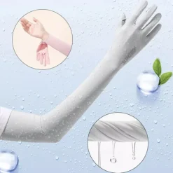 UV Long Sun Gloves, UPF 50+ Touchscreen Non Slip Full Finger Arm Sun Glovers Sunblock Gloves for Outdoor Sports Driving