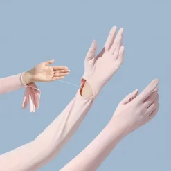 UV Long Sun Gloves, UPF 50+ Touchscreen Non Slip Full Finger Arm Sun Glovers Sunblock Gloves for Outdoor Sports Driving