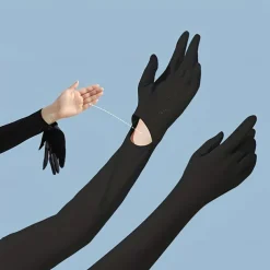 UV Long Sun Gloves, UPF 50+ Touchscreen Non Slip Full Finger Arm Sun Glovers Sunblock Gloves for Outdoor Sports Driving