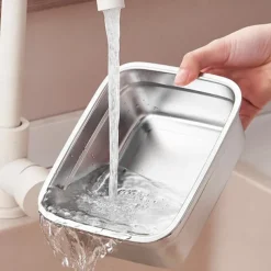 Vacuum Food Container Food-Grade SUS304 Sealed Food Storage Box Bento Lunch Box for Fruits, Refrigerator Safe, Airtight Meal Container (Square)