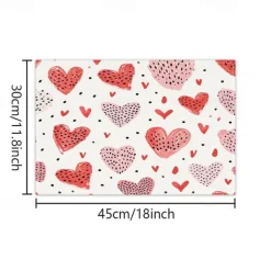 Valentine's Day Placemats Set of 4 Romantic and Decorative Table Mats Featuring Heart or Rose Patterns Durable and Heat-Resistant Perfect for Adding a Touch of Love to Your Dining Table Decor