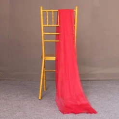 Valentine's Day Wedding White Veil Veil Drape Drapery Chair Back Veil Wedding Decoration Chair Back Veil Ceiling Veil Organza Mesh