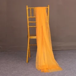 Valentine's Day Wedding White Veil Veil Drape Drapery Chair Back Veil Wedding Decoration Chair Back Veil Ceiling Veil Organza Mesh