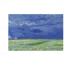 Van Gogh Painting Placemats Woven Placemat Vinyl Washable Heatproof Stain Resistant Mats PVC Placemats for Table Dining Office Kitchen Hotel Home Decor