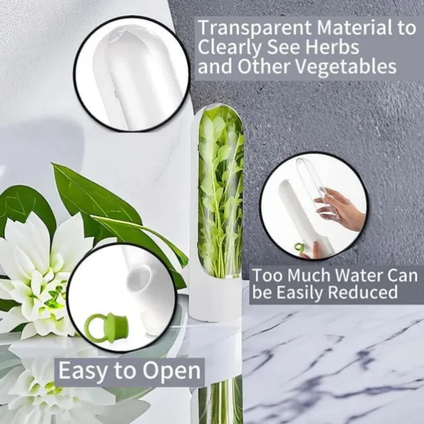 Vegetable Fresh-keeping Bottle, Herbal Medicine Preservation Bottle, Herb Storage Bottle, Home Kitchen Gadgets