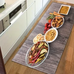 Vegetables Area Rug Kitchen Mat Non-Slip Oil Proof Floor Mat Livingroom Rug Indoor Outdoor Mat Bedroom Decor Bathroom Mat Entrance Rug Door Mat