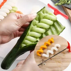 Vegetables Spiral Knife Potato Carrot Cucumber Salad Chopper Easy Spiral Screw Slicer Cutter Spiralizer Kitchen Tools