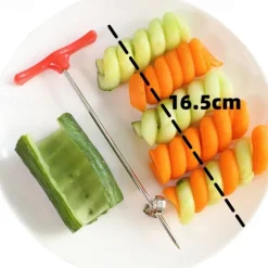 Vegetables Spiral Knife Potato Carrot Cucumber Salad Chopper Easy Spiral Screw Slicer Cutter Spiralizer Kitchen Tools