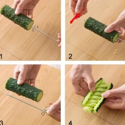 Vegetables Spiral Knife Potato Carrot Cucumber Salad Chopper Easy Spiral Screw Slicer Cutter Spiralizer Kitchen Tools