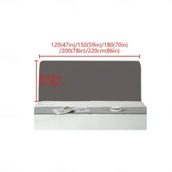 Velvet Bed Headboard Cover for Bedroom Decoration, Stretch Bed Headboard Slipcover Covers, Dust proof Protector Cover for Upholstered Headboard