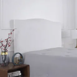 Velvet Bed Headboard Cover for Bedroom Decoration, Stretch Bed Headboard Slipcover Covers, Dust proof Protector Cover for Upholstered Headboard