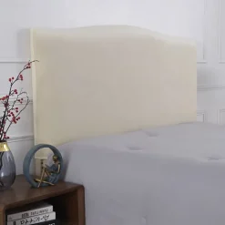 Velvet Bed Headboard Cover for Bedroom Decoration, Stretch Bed Headboard Slipcover Covers, Dust proof Protector Cover for Upholstered Headboard