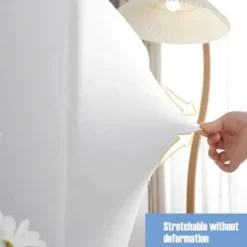 Velvet Bed Headboard Cover for Full Queen Cal King Size, Quilted Bed Headboard Slipcover Thicken Dustproof Headboard Padding Protector Cover