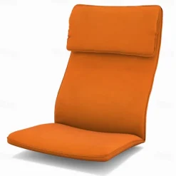 Velvet Chair Cushion Cover Solid Color with Pillowcase POcover LITB PRIME cover