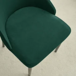 Velvet Chair Slipcover Elastic And Soft Chair Protector For Home Decor