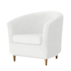 Velvet Club Chair Slipcovers, Soft Stretch Tub Burgundy Red Chair Cover for Living Room and Bedroom, Washable and Removable Armchair Protector, Furniture Protector for Home Decor